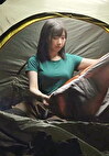 ソロキャンプガールの深夜のご乱交 独りで行動できる娘は積極的!?