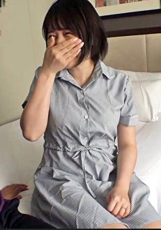 【地方人妻には注意喚起】人の良すぎる青森の若妻に親切な人間のフリしてチャンスメイク!ショートカットで笑顔がそそるGカップのロケット系オッパイ!