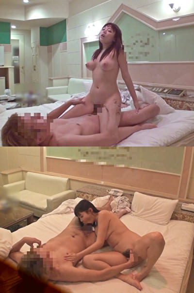 間男チ◯ポをマ◯コで咥えこんで離さない！エロすぎ巨乳妻