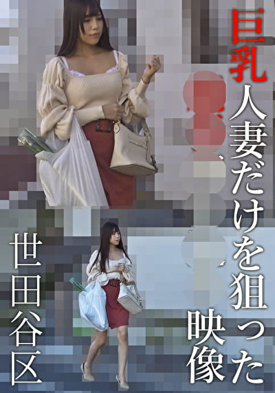 巨乳人妻だけを狙った尾行押し込み映像 世田谷区