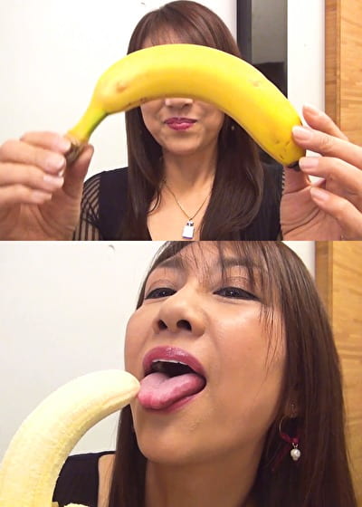 【イクch】ナマ放送直後のバナナフェラ