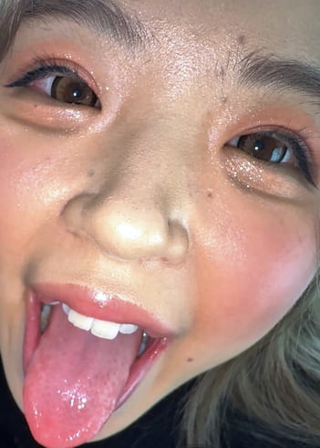 【個人撮影】菊池はるを押し倒して口臭嗅ぎしてみた