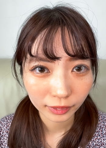 【個人撮影】水月みお 初喉チンコ触り＆舌や八重歯を観察