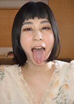 【個人撮影】大園明歩の舌ブラシで「汚舌苔」採取