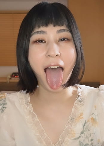 【個人撮影】大園明歩の舌ブラシで「汚舌苔」採取