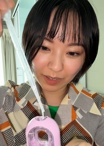 【個人撮影】閲覧注意！加護まりの「濃縮還元唾液」を加湿器で噴霧してみた！